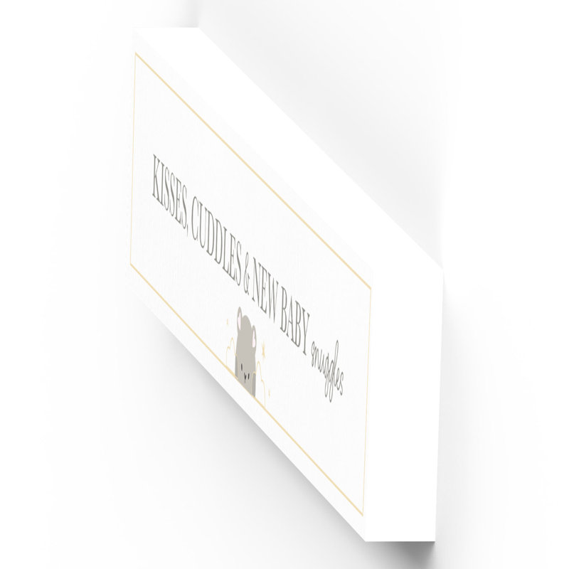 Fernanda Text & Numbers Letter Block, White/Yellow