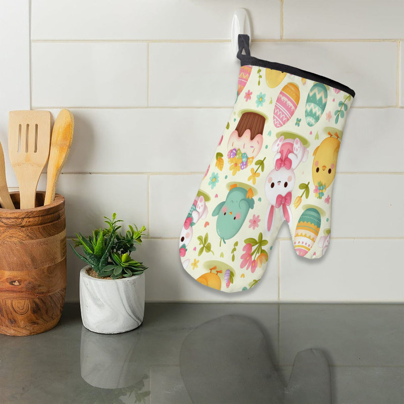 Gants de Pâques en coton sergé