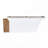 Outdoor Patio Acacia Wood 2-Seat Sofa-1503621414-1503621412