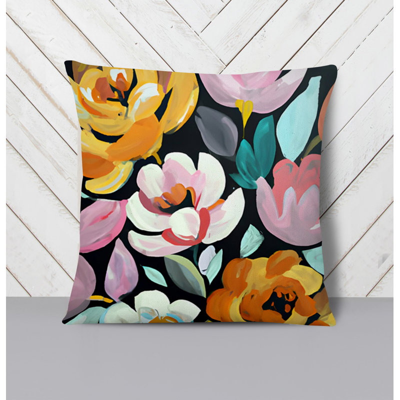 Throw Pillow, 16"H x 16"W, Pillow Cover Only - No Insert