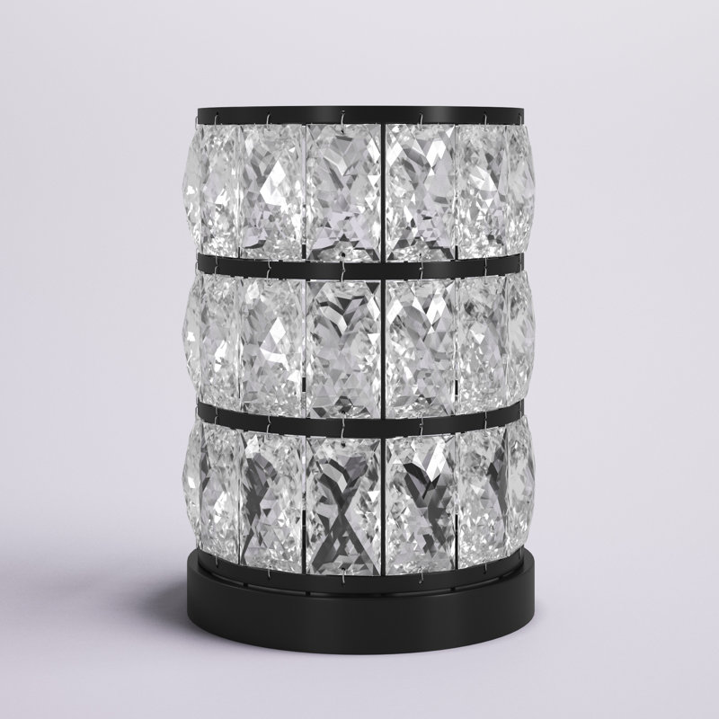 Lampe de table noire 9 po Luddy