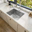 Sinber 23" x 18" Undermount Single Bowl Kitchen Sink with 18 Gauge 304 Stainless Steel Satin Finish