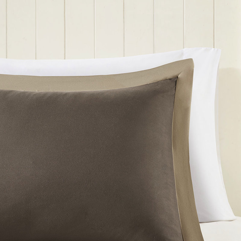 Édredon pour très grand lit 3 m, duvet synthétique, 2 taies décoratives, réversible, lavable en machine et très confortable, avec fermeture à glissière A Good Night