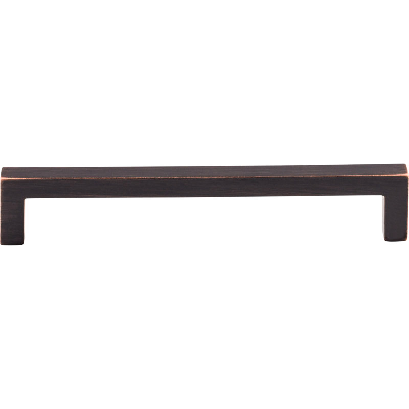 Square Bar pull, Tuscan Bronze, 6 5/16" Center to Center
