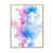 Toile avec cadre flottant brun