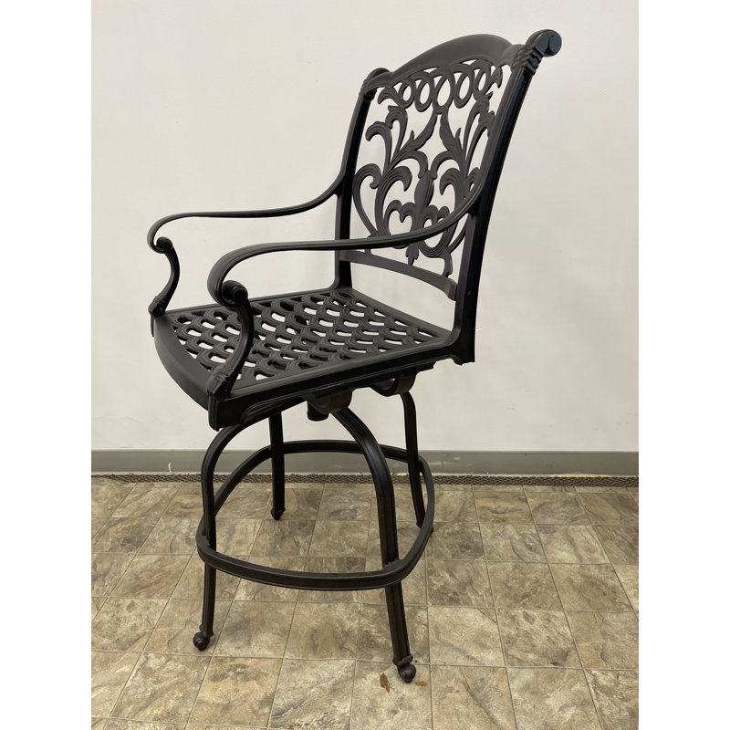 Simms Metal Outdoor 30'' Bar Stool