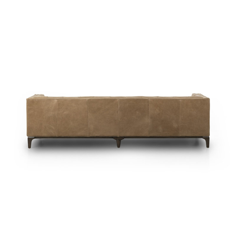 Dylan Sofa, Palermo Drift Top Grain Leather, Sienna Brown
