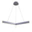 Lustre 3 lumières à DEL gris avec diffuseurs en acrylique-29552672