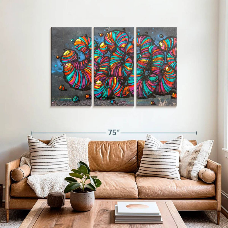 Brampt Street Worms, 36" H x 57" W