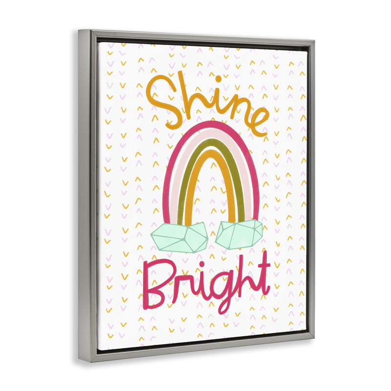 Cadre flottant Shine, Cadre flottant gris lustré, H 21 po x l 17 po