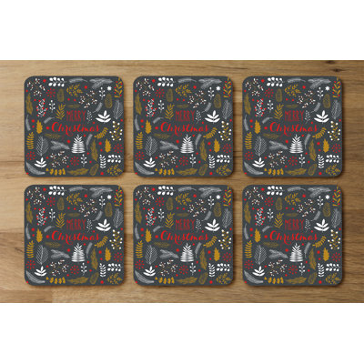 Square 6 Piece Coaster Set