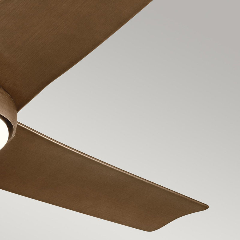 Cassels 60cm Ceiling Fan with LED Lights, Walnut