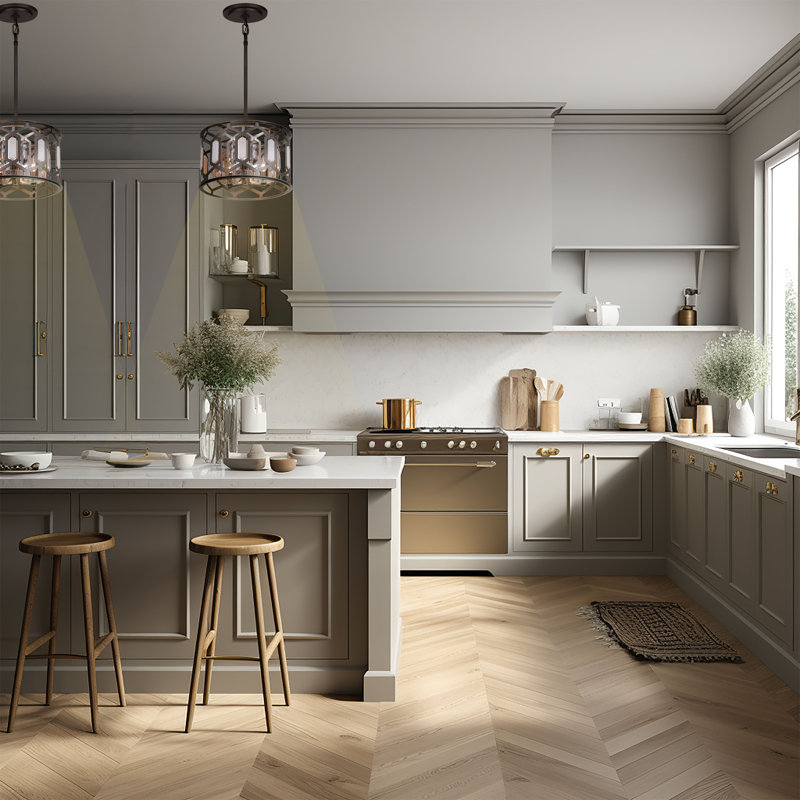 Minka Lavery Hexly - 3 Light Semi Flush And Pendant In Bronze & Sultry Silver Finish