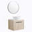 24 " Modern Design Float Bathroom Vanity With Ceramic Basin Set