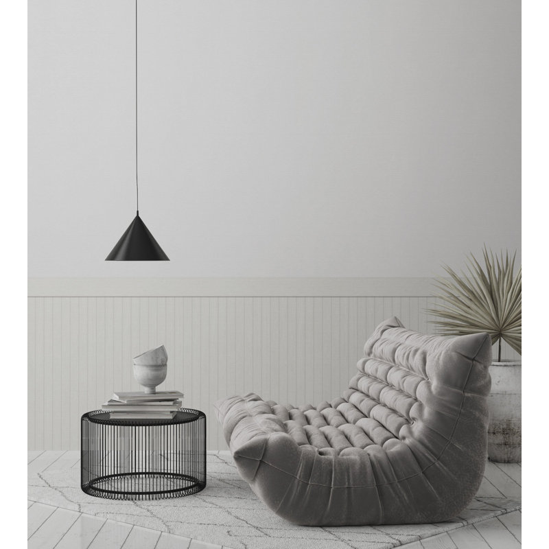 32.97Cm x 33Cm Matte Wallpaper Roll, Silver Grey