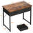 Small Desk With Fabric Drawers- For Bedroom, Vanity Desk With Storage, Home Office Computer Desk For Small Spaces, Modern Work Writing Study Table-1452400590-1452400582