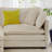 L-Shaped Chenille Sectional Sofa with Ottoman - 2-Seater Loveseat for Small Spaces, Breathable Fabric & Easy Assembly-1241176092