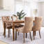 Chaises de salle à manger, chaise de salle à manger rembourrée haut de gamme avec anneau clouté-511006608-511006615-531111163