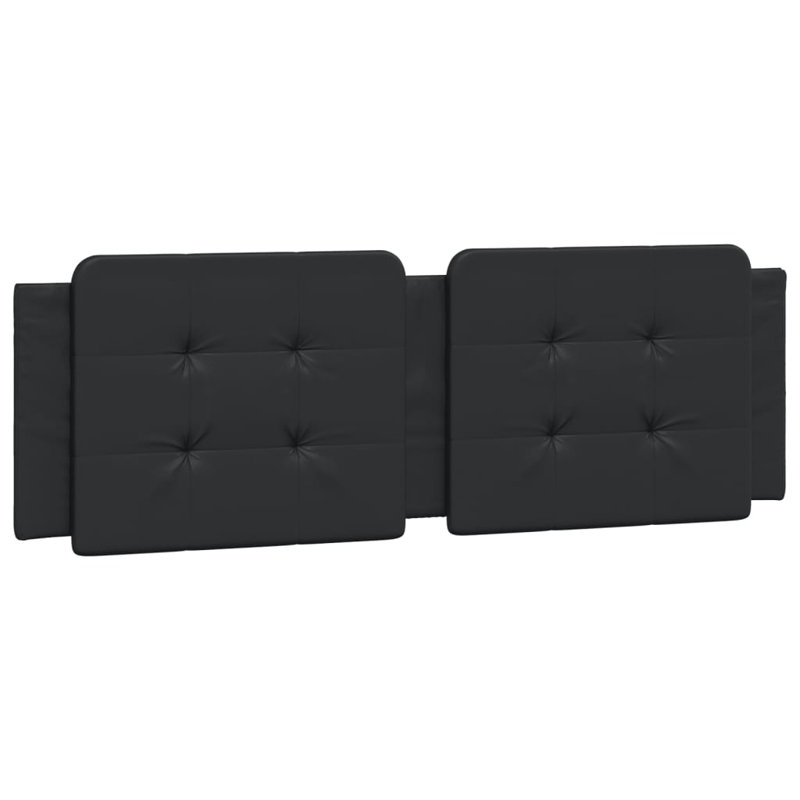 vidaXL Headboard Cushion Black, Queen, Black