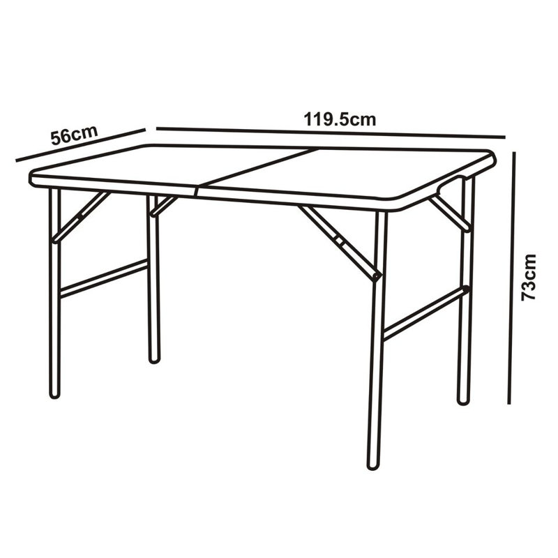 Caelen 119.5cm Folding Table