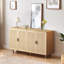 62.76" Functional 4-Door Storage - Large Storage, Material, For Bedroom/Living Room/Office, Simple Setup Elegant Particle Board With Doors , Spacious, Bedroom, Living Room, Office, Easy Assembly-120258866-120258864