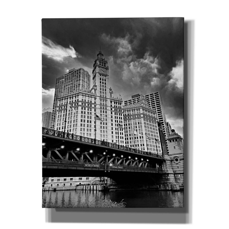 "Epic Graffiti" The Old Chicago "par Dante Plata, art mural sur toile, 12 po x 16 po, H 16 po x l 12 po