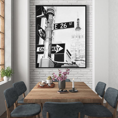 New York City Street Signs Print On Canvas