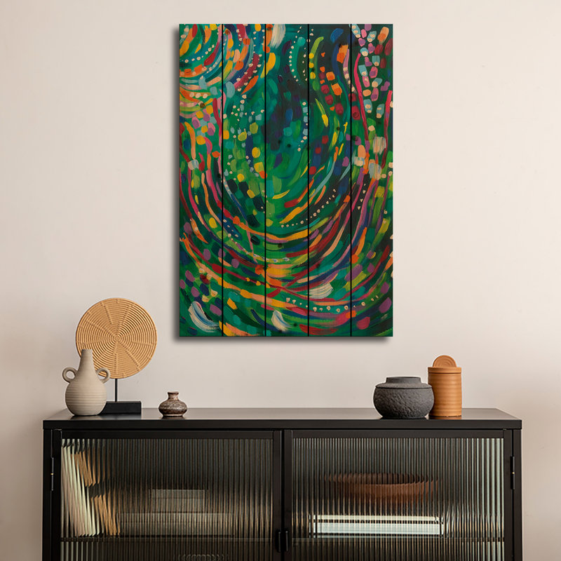«Wood Night» par Sarah Coey, H 26 po x l 18 po