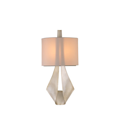 Barrymore 2 LT Pearl Silver Wall Sconce Kalco
