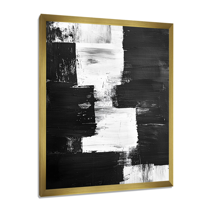 Onder - Abstract Canvas Prints, 44" H x 34" W, Reproduction encadrée d'une seule photo, Gold