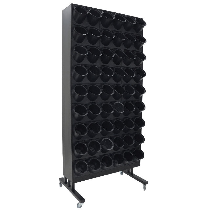 Joe Vertical Garden, Black, 196cm H x 92cm W x 42.5cm D