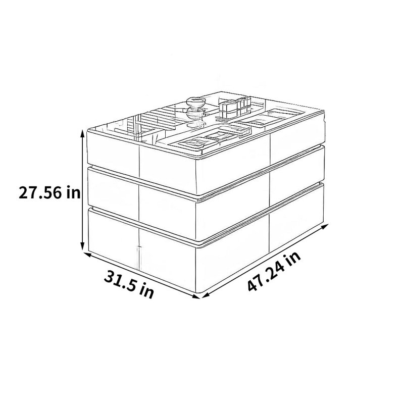 Commode de rangement simple