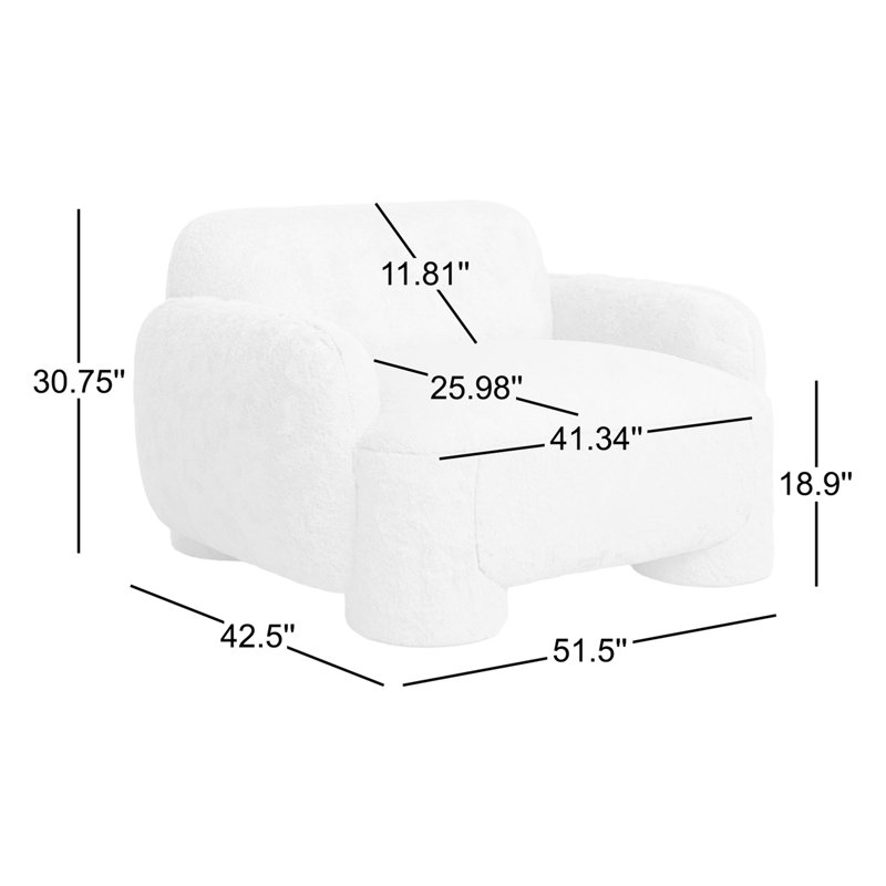 Mingh Tufted Armchair, Camel Polyester