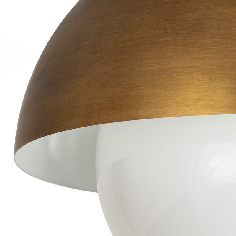 Montreux 1 - Light Flush Mount, Natural Brass