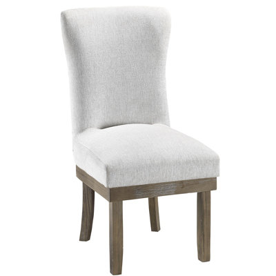 Side Chair (Set-2) Gray Linen