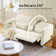 Teekam 73.25"W Power Reclining Zero Gravity Sofa With Adjustable Headrest And Footrest