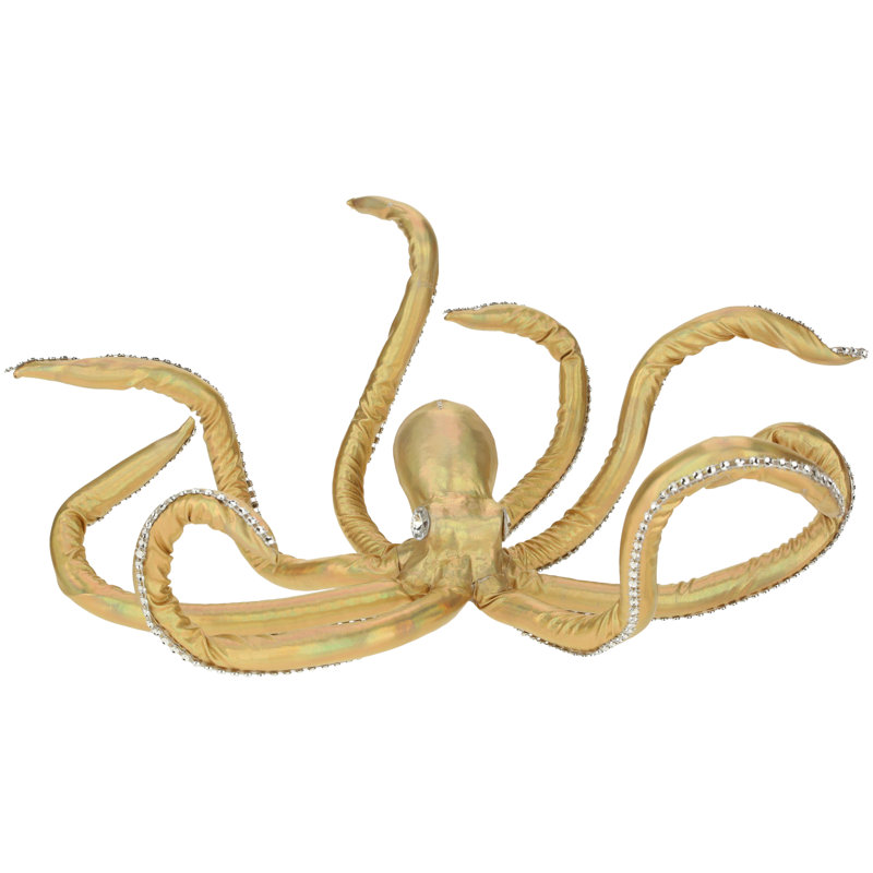 Octopus - 11.5 Inches, Gold