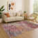 Premium Machine Washable Lubbers AMF1724 Geometric Rug