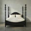 Ferret Solid Wood Four Poster Bed-20723030-20723031