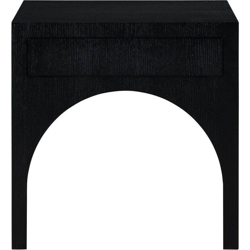 Hoon 26'' W Nightstand, Black