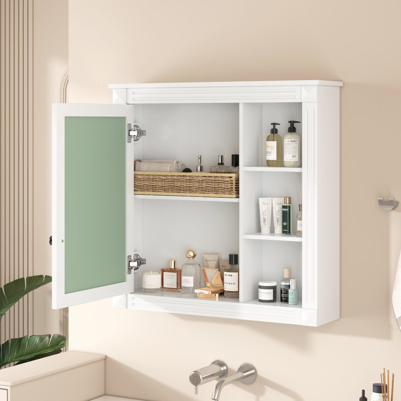 Armoire à pharmacie de salle de bain avec miroir