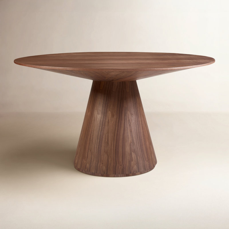 Otago Dining Table, Walnut, 29.5" H x 47" W x 47" L