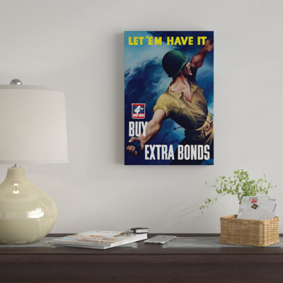 « wwii poster buy buy extra », une publicité sur toile