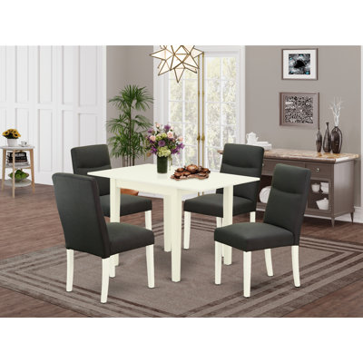 Solid Wood Top Dining Table Set