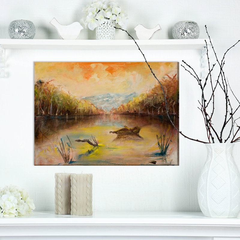 «Nature in Sunset», impression sur toile tendue, H 20 po x l 20 po x P 1 po