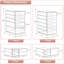 Ensemble de 4 organisateurs de maquillage transparents en acrylique empilable 4 tiroirs