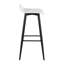 Tabouret de bar pivotant à hauteur fixe Camargo avec pieds fuselés en métal-862542705