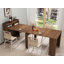 Table de salle à manger extensible moderne avec rangement caché, table extensible multifonctionnelle pour la cuisine, la salle à manger et les petits espaces-36995054