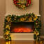 270cm Lighted Faux Pinecone Garland with Lights