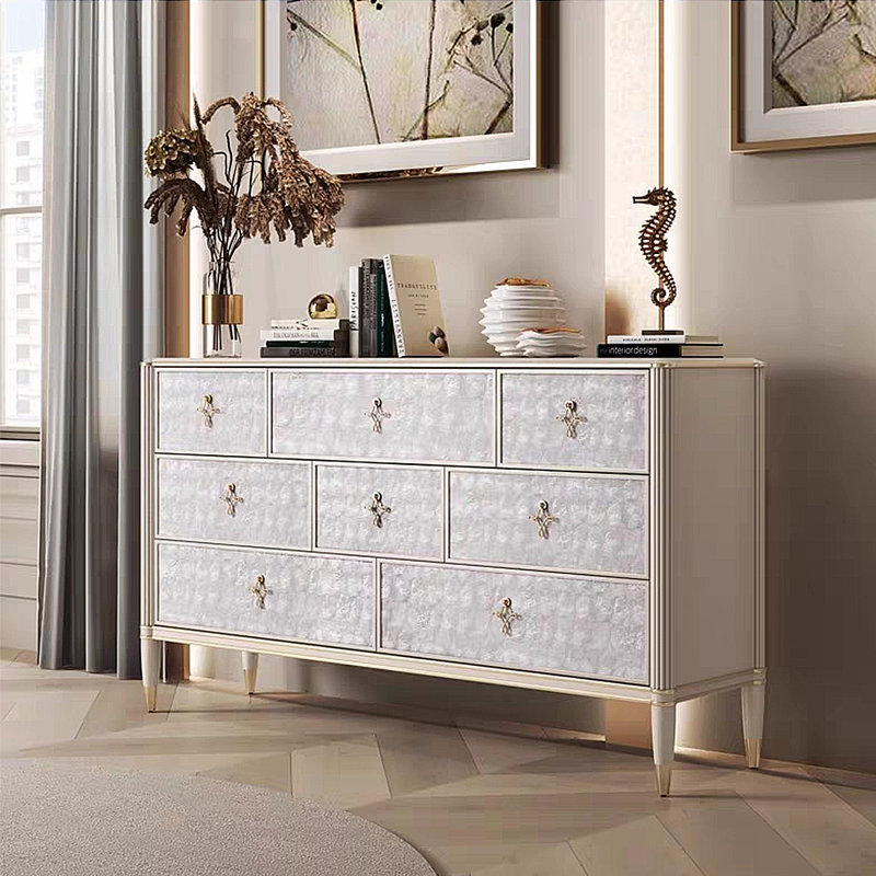 Armoire de rangement moderne et simple avec tiroirs de luxe